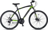 Bicicleta Trekking Umit Magnetic M-510-21-SHIM, negru/verde, roata 28", cadru a... Cod:62861510001