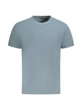 Cumpara ieftin Tricou barbati, cu logo brodat, Regular fit, Gri, S