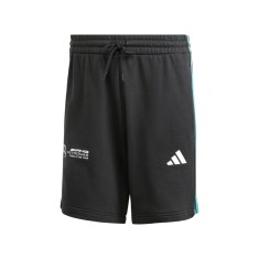 Mercedes AMG Petronas pantaloni scurți de bărbați DNA Logo black F1 Team 2025 - XXL