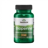 Extract de Piper Negru 10 mg Bioperine Swanson 60cps, Swanson Health Products