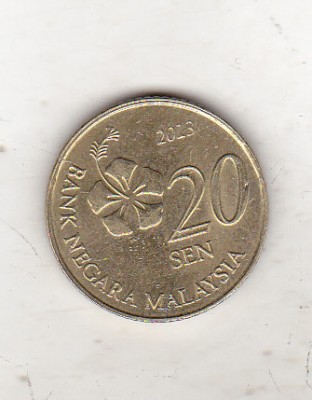 bnk mnd Malaezia Malaysia 20 sen 2013 foto