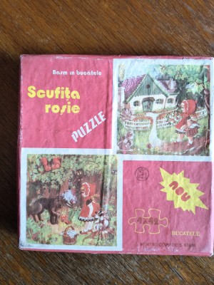 Scufita Rosie basm in bucatele IPBT / C1DP foto