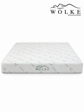 Saltea ortopedica Wolke Memory Bamboo 180x200x20 cm, husa detasabila cu fermoar, 1 cm spuma memory gel, 19 cm spuma poliuretanica de baza, fermitate m