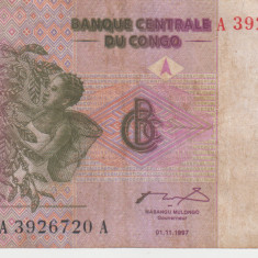 M1 - Bancnota foarte veche - Congo - 1 centime