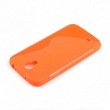 Husa Silicon S-Line Portocalie pentru Apple iPhone 5C - Protectie Premium, Design Modern