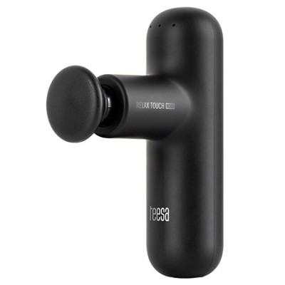 Aparat de masaj tip pistol Teesa Relax Touch, 25 W, 4 viteze, 60 dB, oprire automata, indicator LED, 2000 mAh, aluminiu, accesorii incluse, Black foto