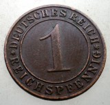 B.237 GERMANIA WEIMAR 1 REICHSPFENNIG 1935 D