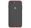 Husa iPhone 8 Plus GloMax 360 Negru-Rosu, Rezistenta la Soc, Praf si Zgarieturi, Carcasa Protectie, Policarbonat