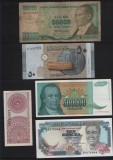 Set 5 bancnote de prin lume adunate (cele din imagini) #127