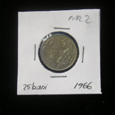 M1 C10 - Moneda foarte veche 64 - Romania - 25 banI - 1966