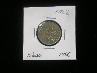 M1 C10 - Moneda foarte veche 64 - Romania - 25 banI - 1966 foto