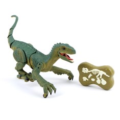 Robot Dinozaur cu telecomanda, lumini LED si sunete foto