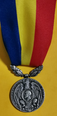 SV * Medalia IN AMINTIREA INALTATORULUI AVANT * 1913 * Regele Carol I foto