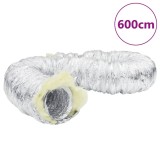 vidaXL Conductă de ventilație izolată, 6 m, &Oslash;15 cm, aluminiu 4008072