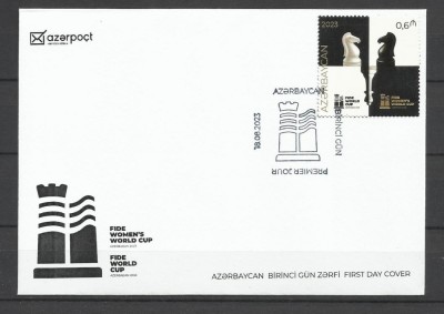 AZERBAIJAN 2023 SAH CUPA MONDIALA FDC foto