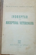 INDREPTAR DE RECEPTURA VETERINARA - EDITURA DE STAT, 1949