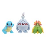 Pokemon Battle Set 3 figurine Squirtle, Greavard &amp; Bellossom