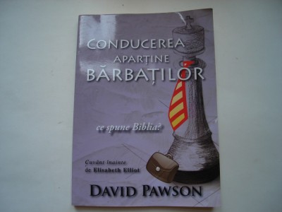 Conducerea apartine barbatilor. Ce spune Biblia? - David Pawson foto