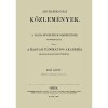 Archaeologiai K&ouml;zlem&eacute;nyek I. - Kubinyi &Aacute;goston
