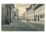 Sibiu 1906 - Fleischergasse, strada măcelarilor, ilustrata circulata