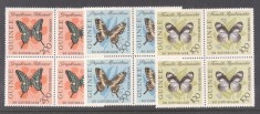 Guinea 1963 Butterflies x 4 Mi.197-9 MNH DC.118 foto