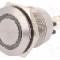 Intrerupator anti-vandalism, OFF-(ON), &Oslash;19mm, BULGIN, MPI002/28/D1