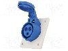 Conector alimentare AC, IEC 60309, IP44, 16A, 400V AC, 3 pini, PAWBOL - B.1927