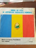 Imnul de stat al Republicii Socialiste Romania Trei culori vinil vinyl single