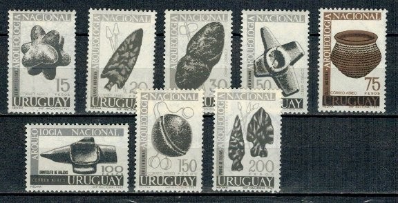 Uruguay 1967 - Arheologie, artefacte, serie neuzata