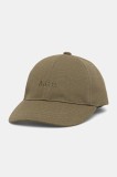 A.P.C. șapcă de baseball din bumbac casquette charlie culoarea verde, neted, COGYX.M24069