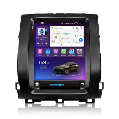 Navigatie dedicata cu Android tip tesla Toyota Land Cruiser Prado J120 2002 - foto