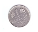 Moneda Germania 1 mark/marca 1980 J, stare buna, curata