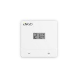 TERMOSTAT DE AMBIENT CU FIR ENGO EASY-BATW ALB