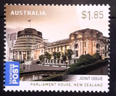 Australia arhitectura Parlament Noua Zeelanda 1v.Mnh foto