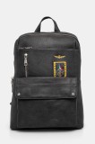 Aeronautica Militare rucsac barbati, culoarea gri, mare, neted