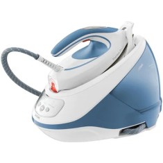 Statie de calcat Tefal Express Protect SV9202E0, 2800W, presiune 7.5 bari, rezervor 1.8L, talpa Durilium Airglide Autoclean, Alb&amp;amp;albastru