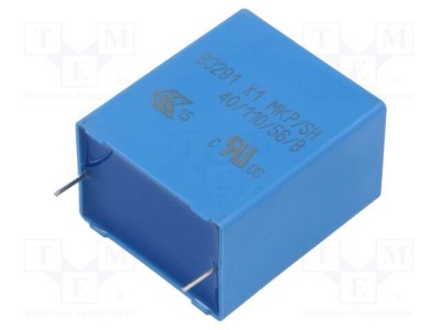 Condensator EPCOS polipropilenă X1 1,5uF 22x36,5x31,5mm THT foto