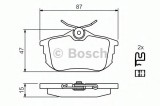 Set placute frana,frana disc MITSUBISHI CARISMA limuzina (DA) (1996 - 2006) BOSCH 0 986 424 427