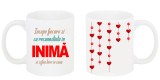 Cana alba personalizata &quot;Incepe ziua cu recunostinta&quot;, INOVATIX&reg;. 330ml, Oem