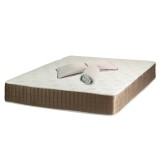 Set Saltea SuperOrtopedica Lux Roma, 160x200x23cm, fermitate tare, plasa arcuri tip bonell, reversibila, sistem aerisire perimetral, Saltex plus 2 per