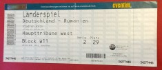 Bilet meci fotbal GERMANIA - ROMANIA (12.09.2007)