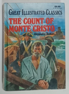 THE COUNT OF MONTE CRISTO by ALEXANDRE DUMAS , adapted by MITSU YAMAMOTO , illustrations by PABLO MARCOS STUDIO , 1992, PREZINTA URME DE UZURA foto
