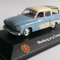 Macheta Wartburg 311-5 Camping 1960 - Atlas DDR 1/43