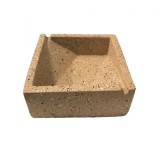 Scrumiera ceramica Boston gri marmor, 120mm X 45mm