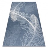 ANDRE 1148 covor lavabil Pene, vintage anti-alunecare - albastru, 160x220 cm