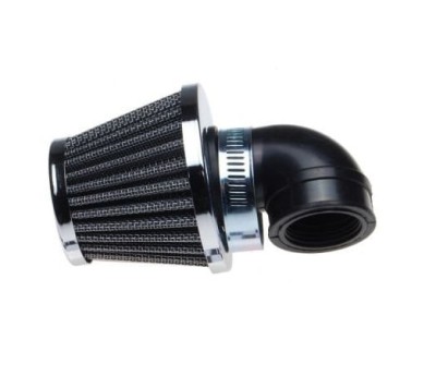 Filtru aer sport conic, d.35 mm, cot 90&amp;#039;, cromat Cod Produs: MX_NEW AF02335 foto