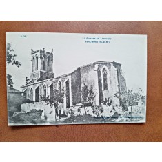 Carte postala, la Guerre en Lorraine, Beaumont, inceput de secol XX