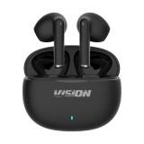 Casti True Wireless Vision Touch VTWSENC01A, ENC, Bluetooth, Negru
