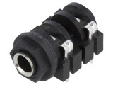 Soclu Jack 6,3mm Mono 2 Pini 90&deg; THT