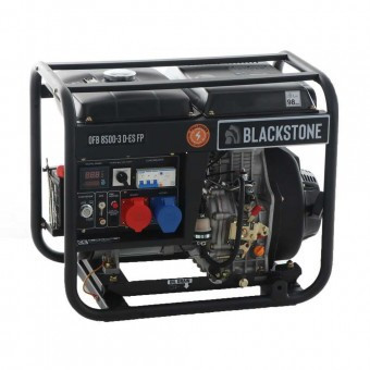 Generator Diesel Blackstone OFB 8500-3 D-ES, putere 6.3 kW, Trifazat, AVR, Pornire electrica foto